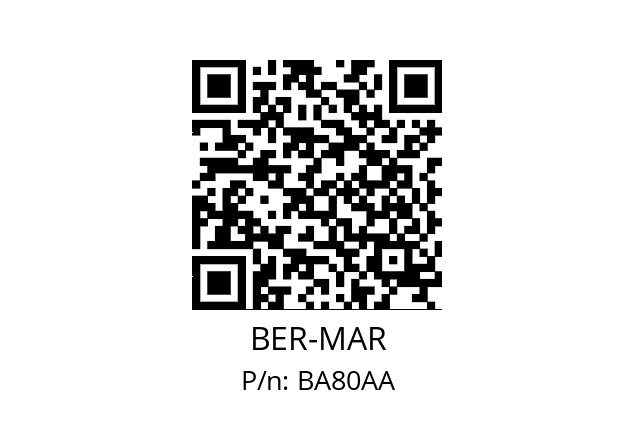   BER-MAR BA80AA