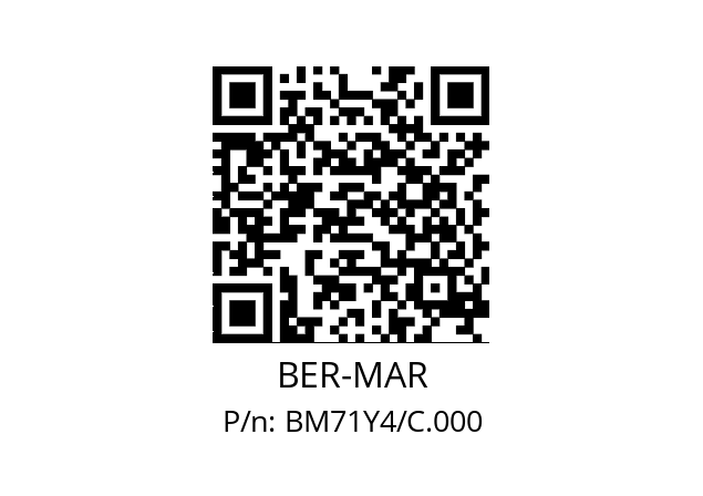   BER-MAR BM71Y4/C.000