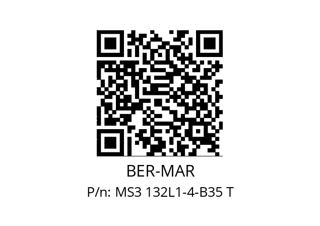   BER-MAR MS3 132L1-4-B35 T