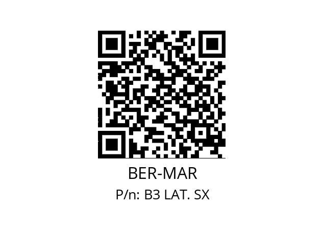   BER-MAR B3 LAT. SX