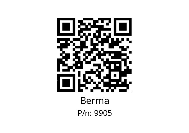   Berma 9905