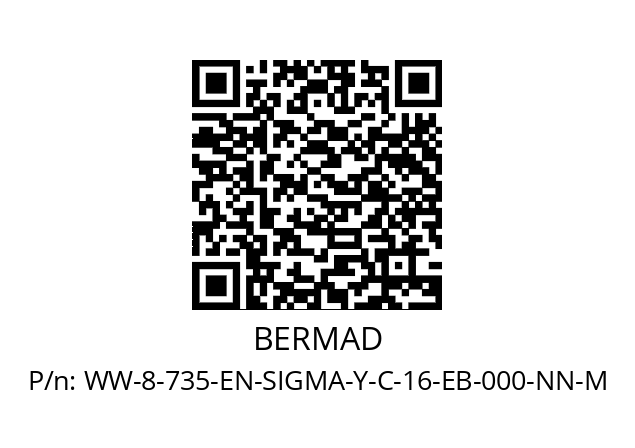   BERMAD WW-8-735-EN-SIGMA-Y-C-16-EB-000-NN-M