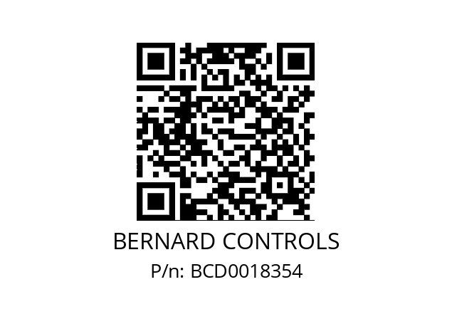   BERNARD CONTROLS BCD0018354