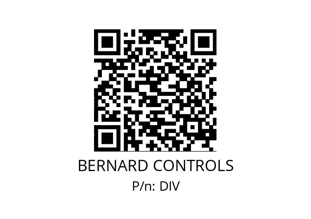   BERNARD CONTROLS DIV