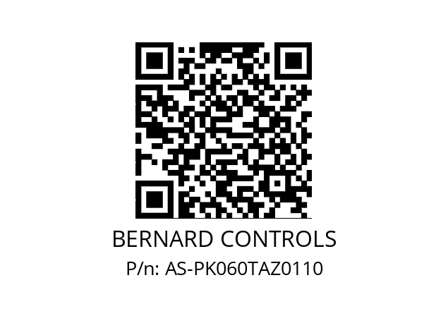   BERNARD CONTROLS AS-PK060TAZ0110