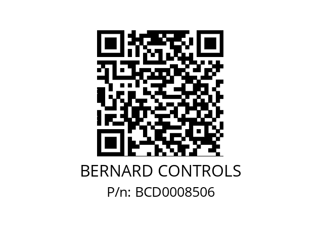   BERNARD CONTROLS BCD0008506