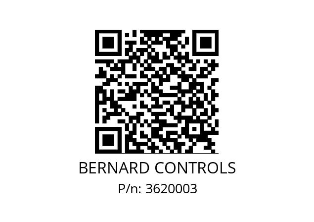   BERNARD CONTROLS 3620003