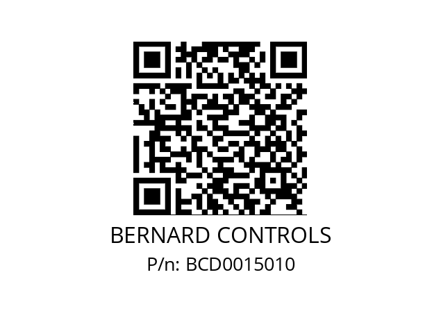   BERNARD CONTROLS BCD0015010