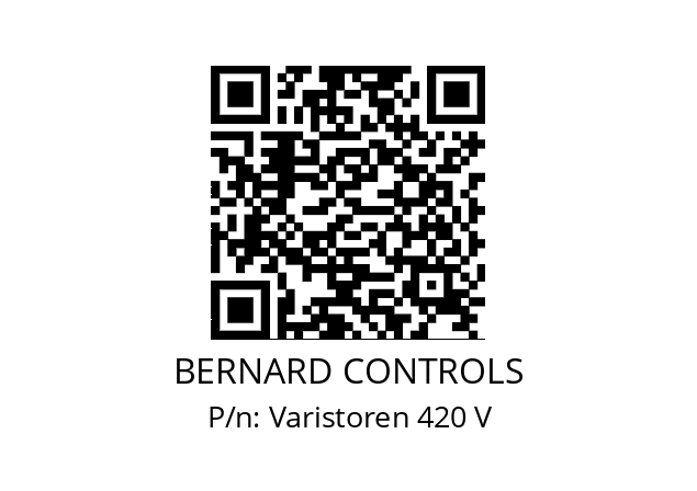   BERNARD CONTROLS Varistoren 420 V