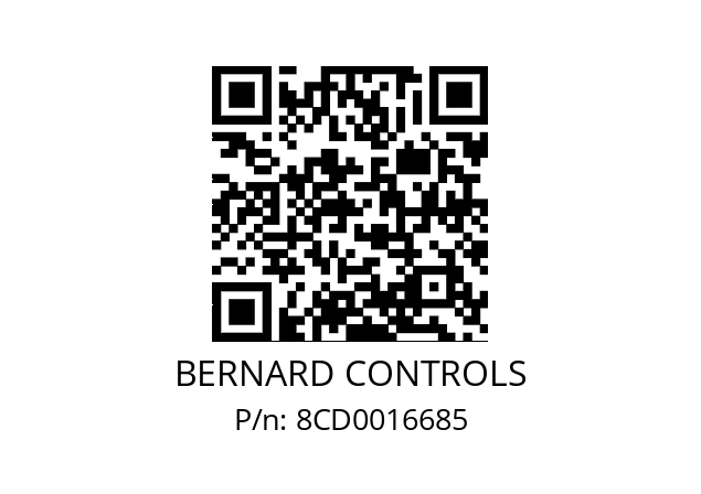   BERNARD CONTROLS 8CD0016685