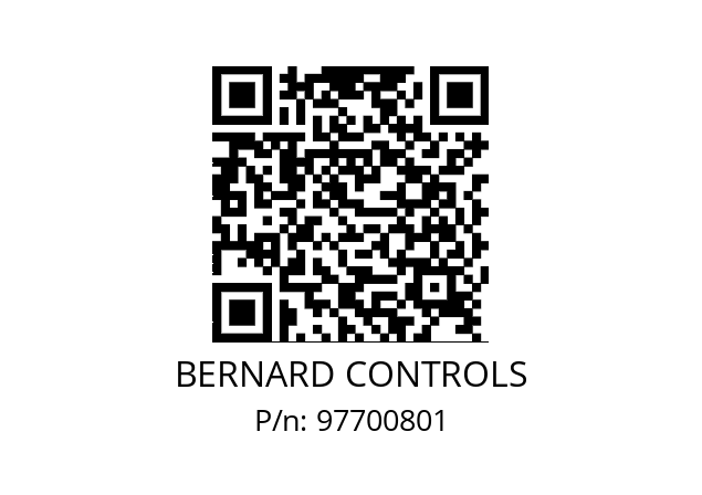   BERNARD CONTROLS 97700801