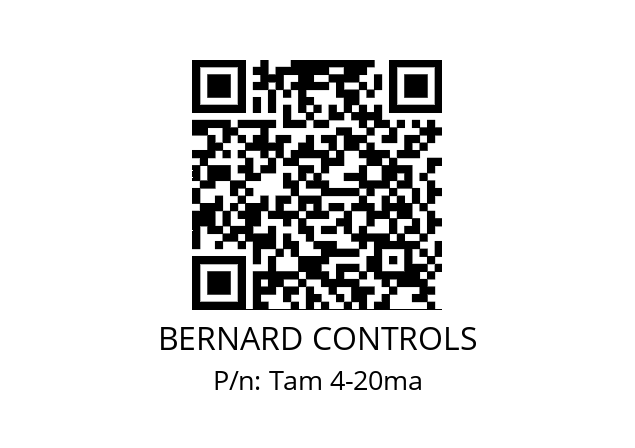   BERNARD CONTROLS Tam 4-20ma