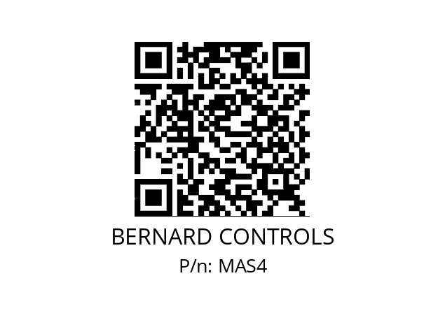   BERNARD CONTROLS MAS4