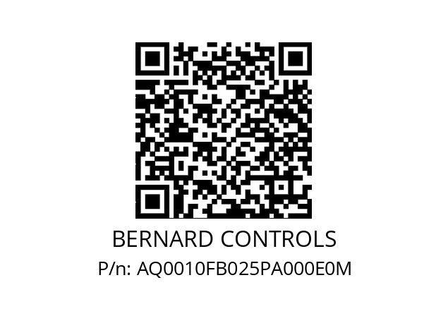   BERNARD CONTROLS AQ0010FB025PA000E0M