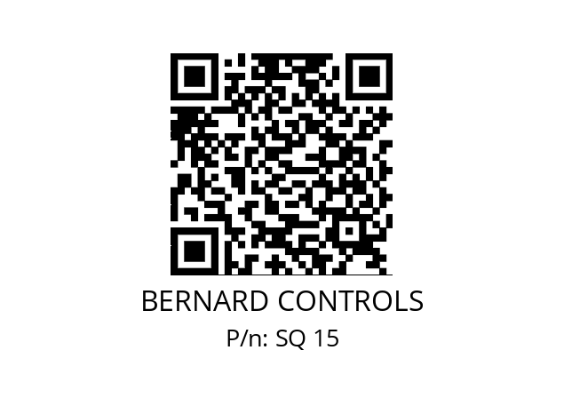   BERNARD CONTROLS SQ 15