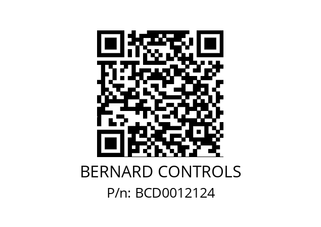   BERNARD CONTROLS BCD0012124