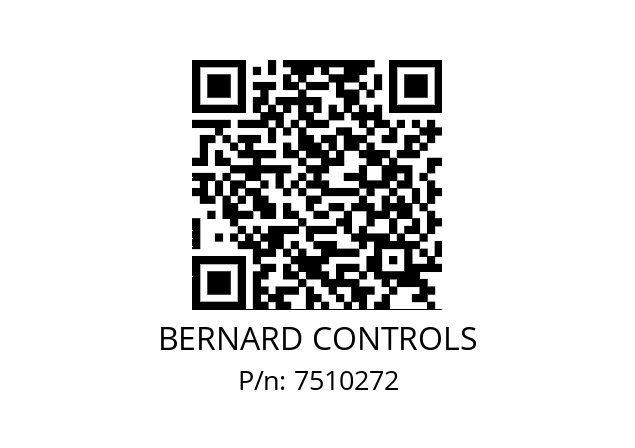   BERNARD CONTROLS 7510272