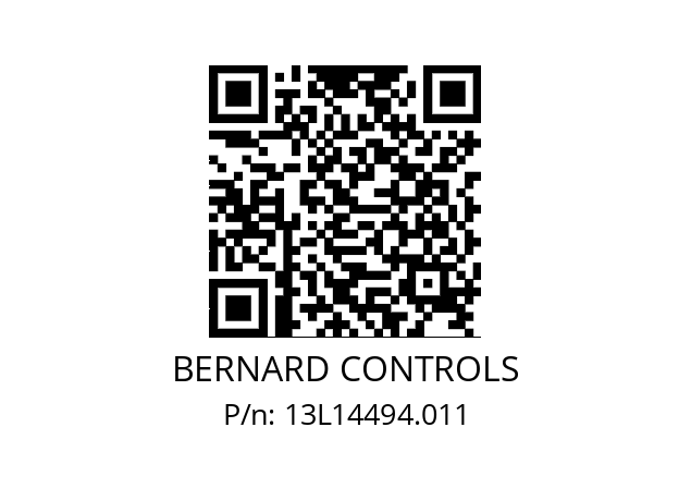   BERNARD CONTROLS 13L14494.011