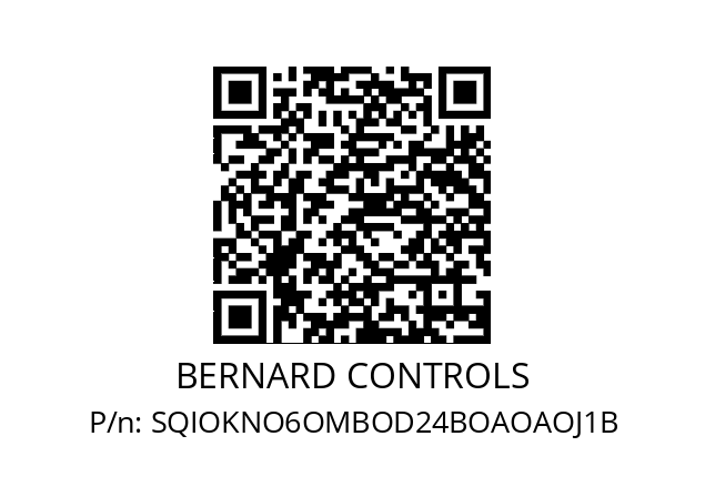   BERNARD CONTROLS SQIOKNO6OMBOD24BOAOAOJ1B