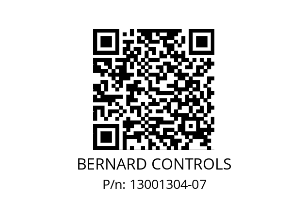   BERNARD CONTROLS 13001304-07