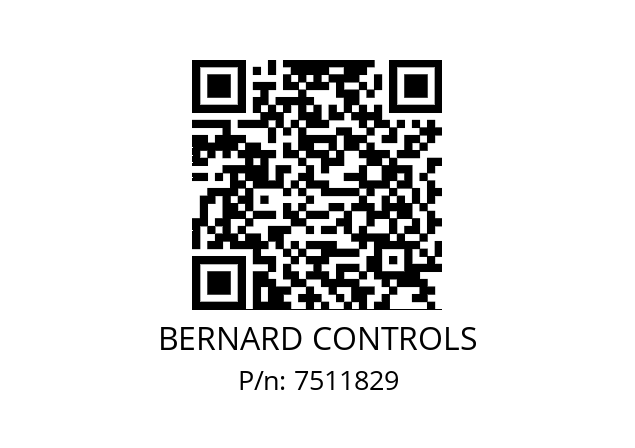   BERNARD CONTROLS 7511829