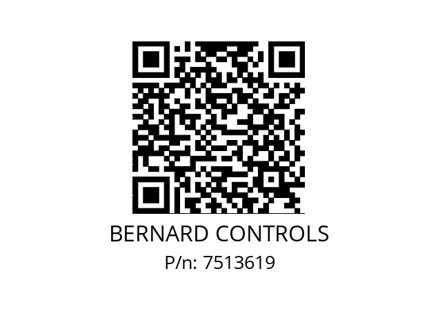   BERNARD CONTROLS 7513619