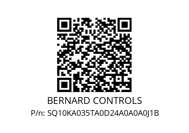   BERNARD CONTROLS SQ10KA035TA0D24A0A0A0J1B