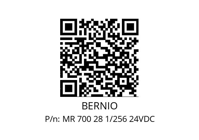   BERNIO MR 700 28 1/256 24VDC