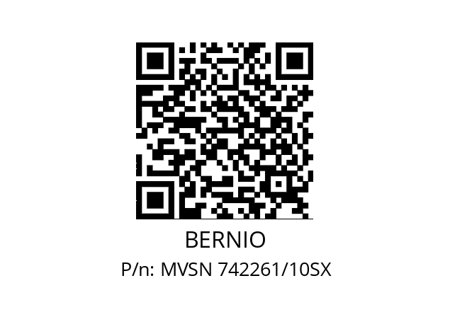   BERNIO MVSN 742261/10SX