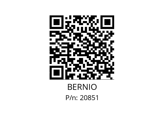   BERNIO 20851