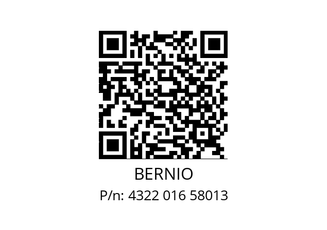   BERNIO 4322 016 58013