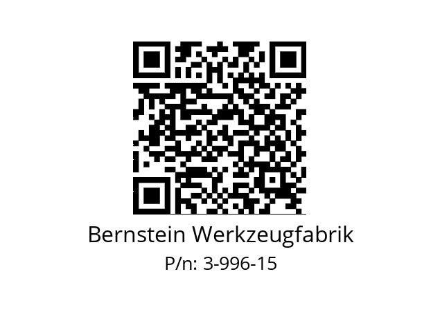   Bernstein Werkzeugfabrik 3-996-15