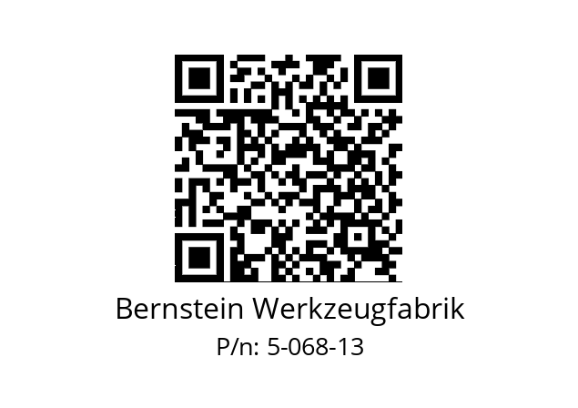   Bernstein Werkzeugfabrik 5-068-13