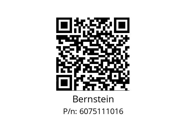   Bernstein 6075111016