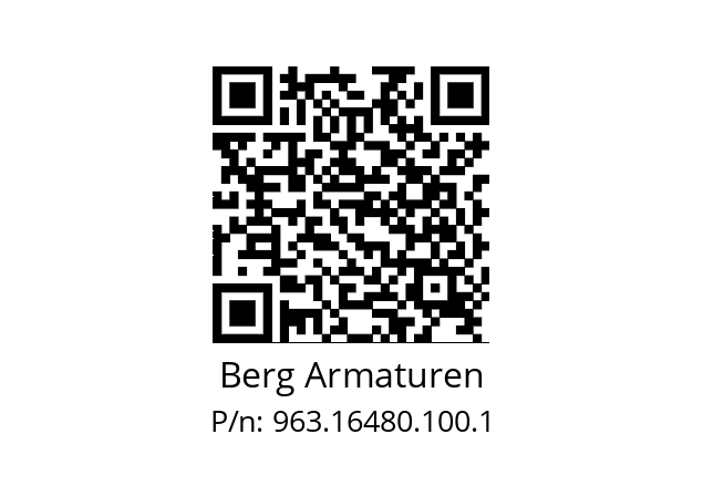   Berg Armaturen 963.16480.100.1