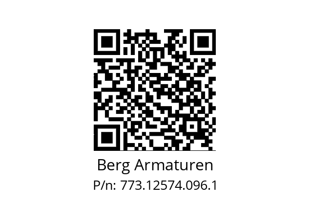   Berg Armaturen 773.12574.096.1