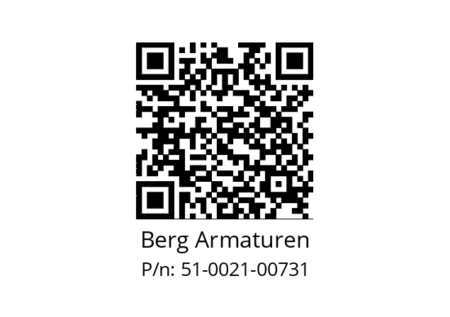   Berg Armaturen 51-0021-00731