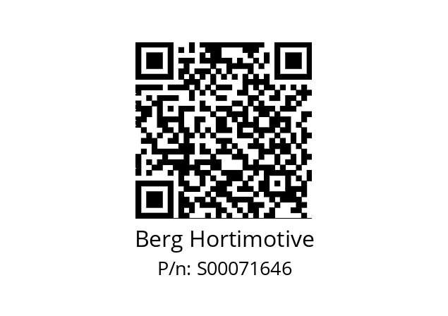   Berg Hortimotive S00071646