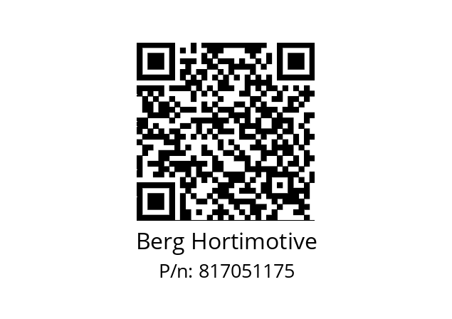   Berg Hortimotive 817051175