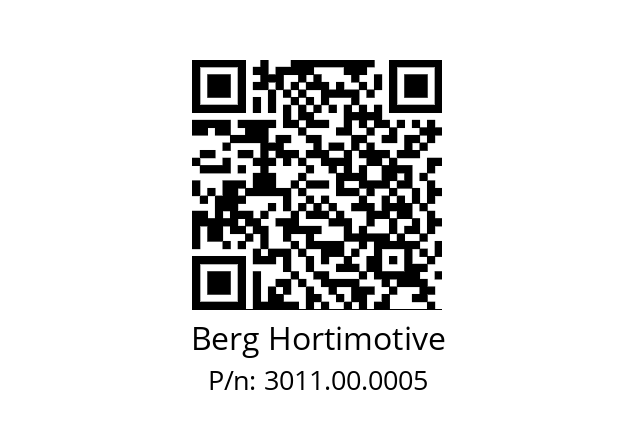   Berg Hortimotive 3011.00.0005