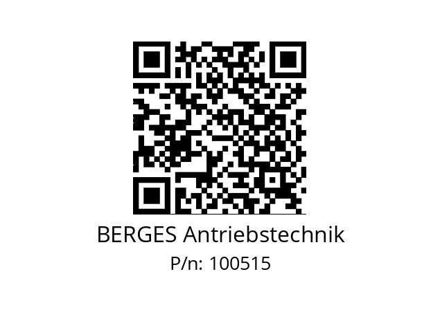   BERGES Antriebstechnik 100515