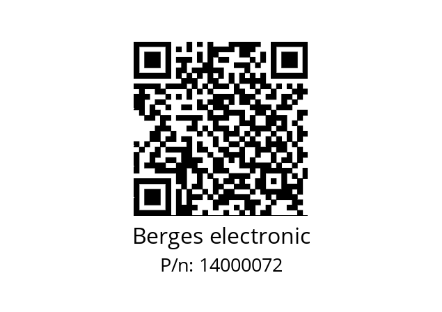   Berges electronic 14000072