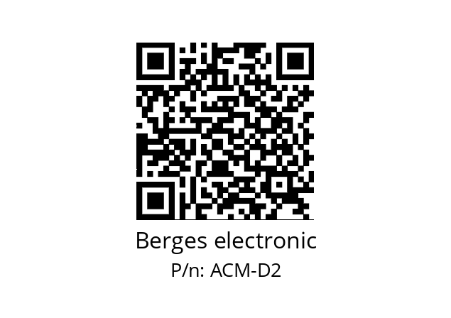   Berges electronic ACM-D2