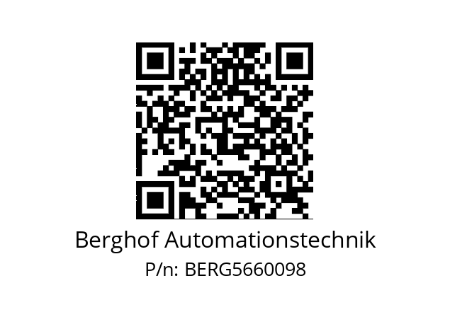   Berghof Automationstechnik BERG5660098