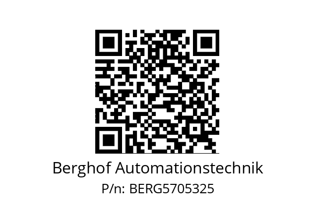   Berghof Automationstechnik BERG5705325