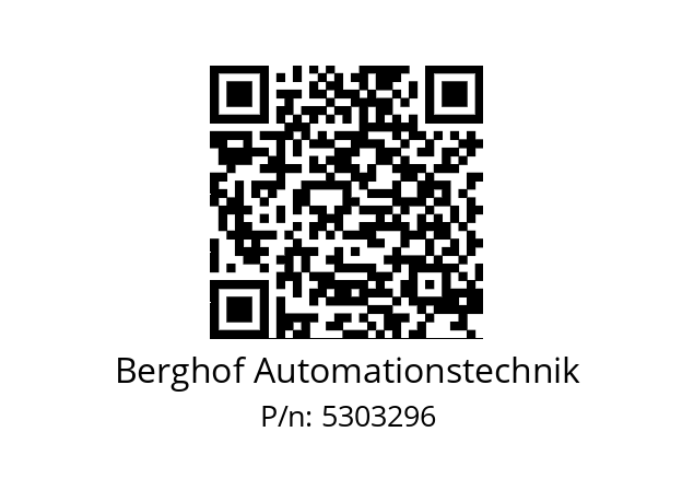   Berghof Automationstechnik 5303296