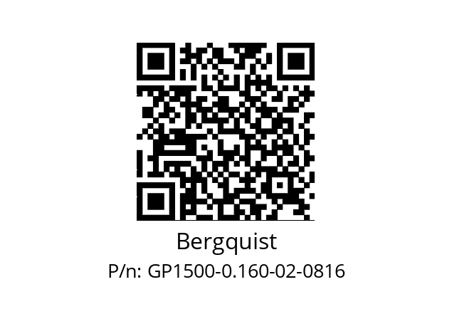   Bergquist GP1500-0.160-02-0816