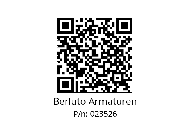   Berluto Armaturen 023526