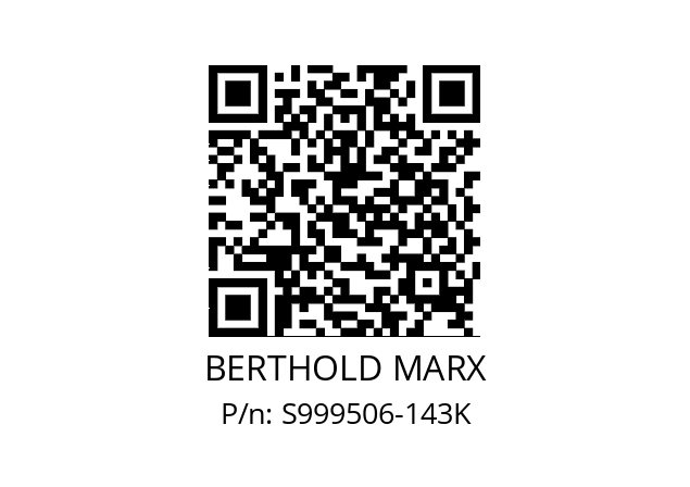   BERTHOLD MARX S999506-143K