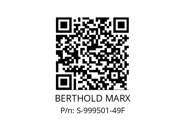   BERTHOLD MARX S-999501-49F